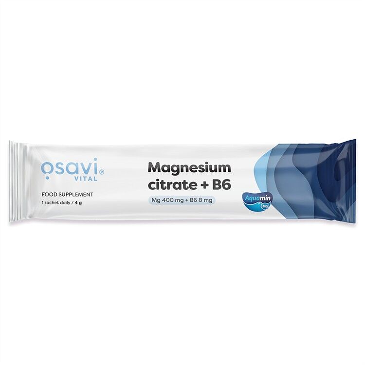 Osavi – Magnesiumcitrat + B6 – 4 g (1 Portion) – Viking Supplements