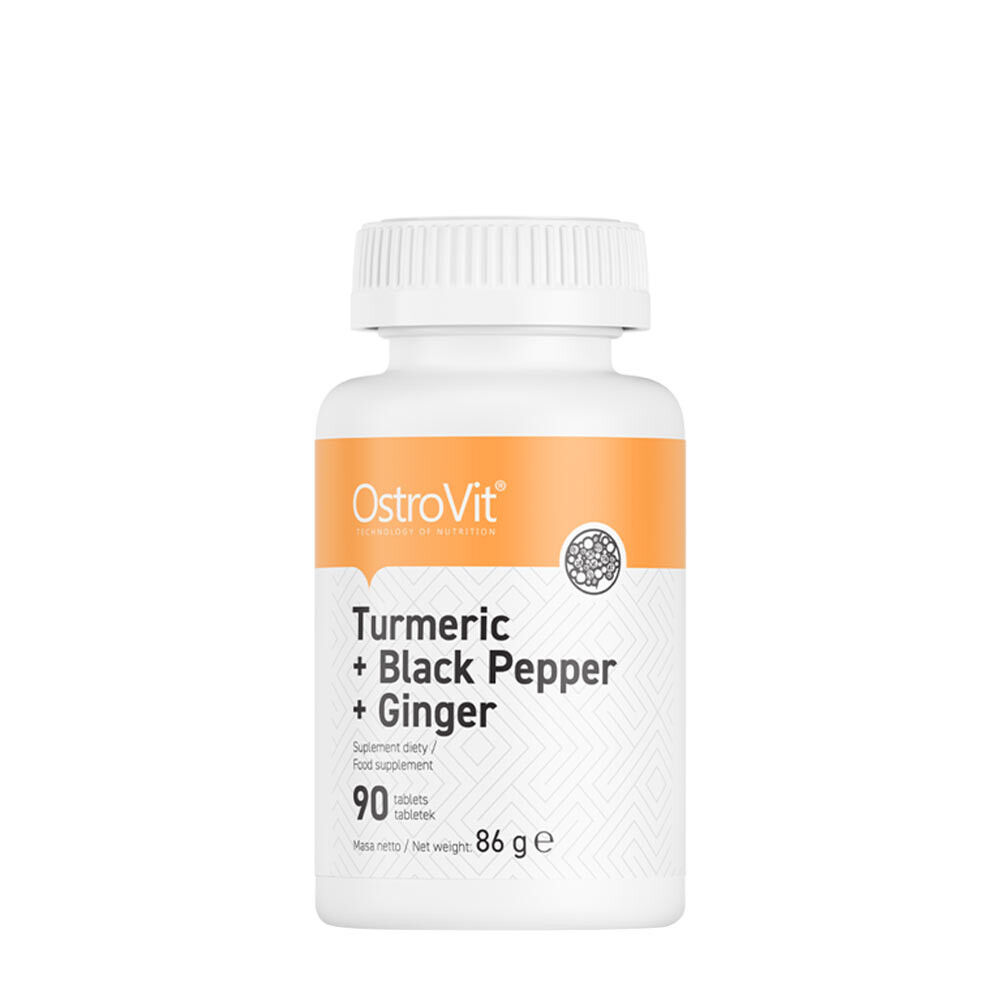 Ostrovit Kurkuma + Schwarzer Pfeffer + Ingwer (90 Tabletten) – Viking Supplements