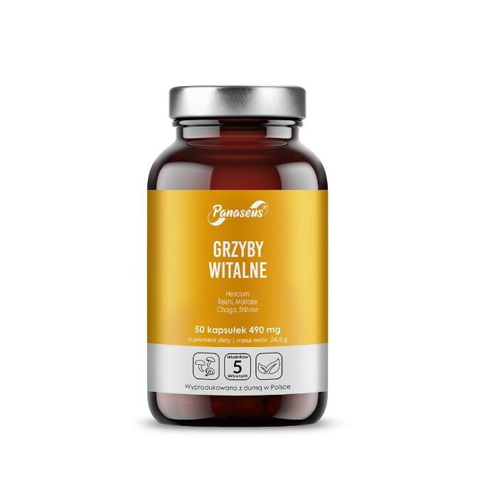 PANASEUS Vital-Pilze (50 Kapseln) – Viking Supplements