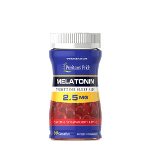 Puritan's Pride Melatonin-Gummibärchen 2,5 mg (60 Gummibärchen)