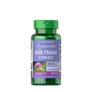 Puritans Pride Mariendistel-Extrakt 4:1, 1000 mg (Silymarin) (90 Softgels) – Viking Supplements