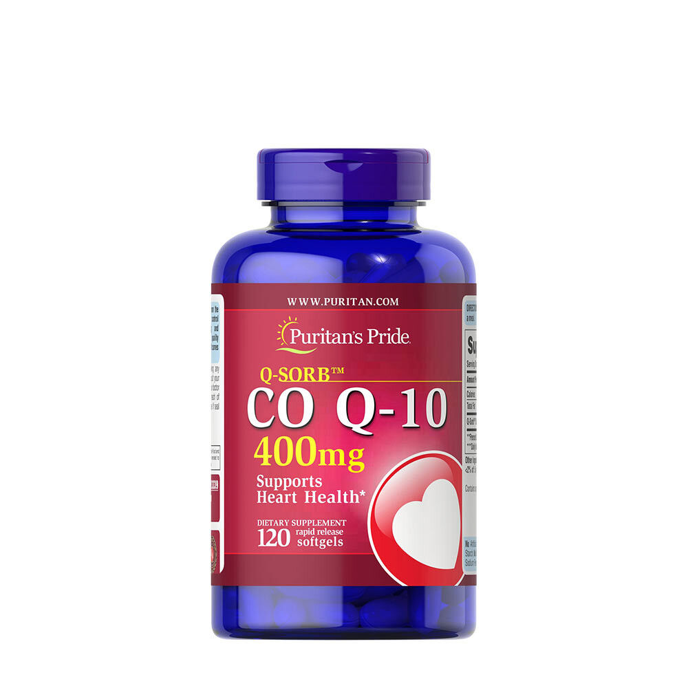 Puritan's Pride Q-Sorb™ CO Q-10 400 mg (120 Softgels) – Viking Supplements