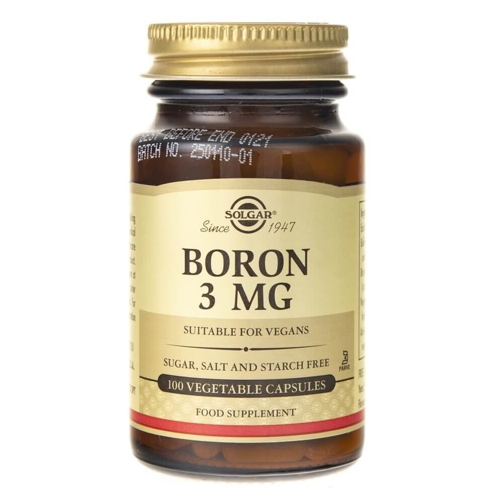 SOLGAR Bor 3 mg (100 Kapseln) – Viking Supplements