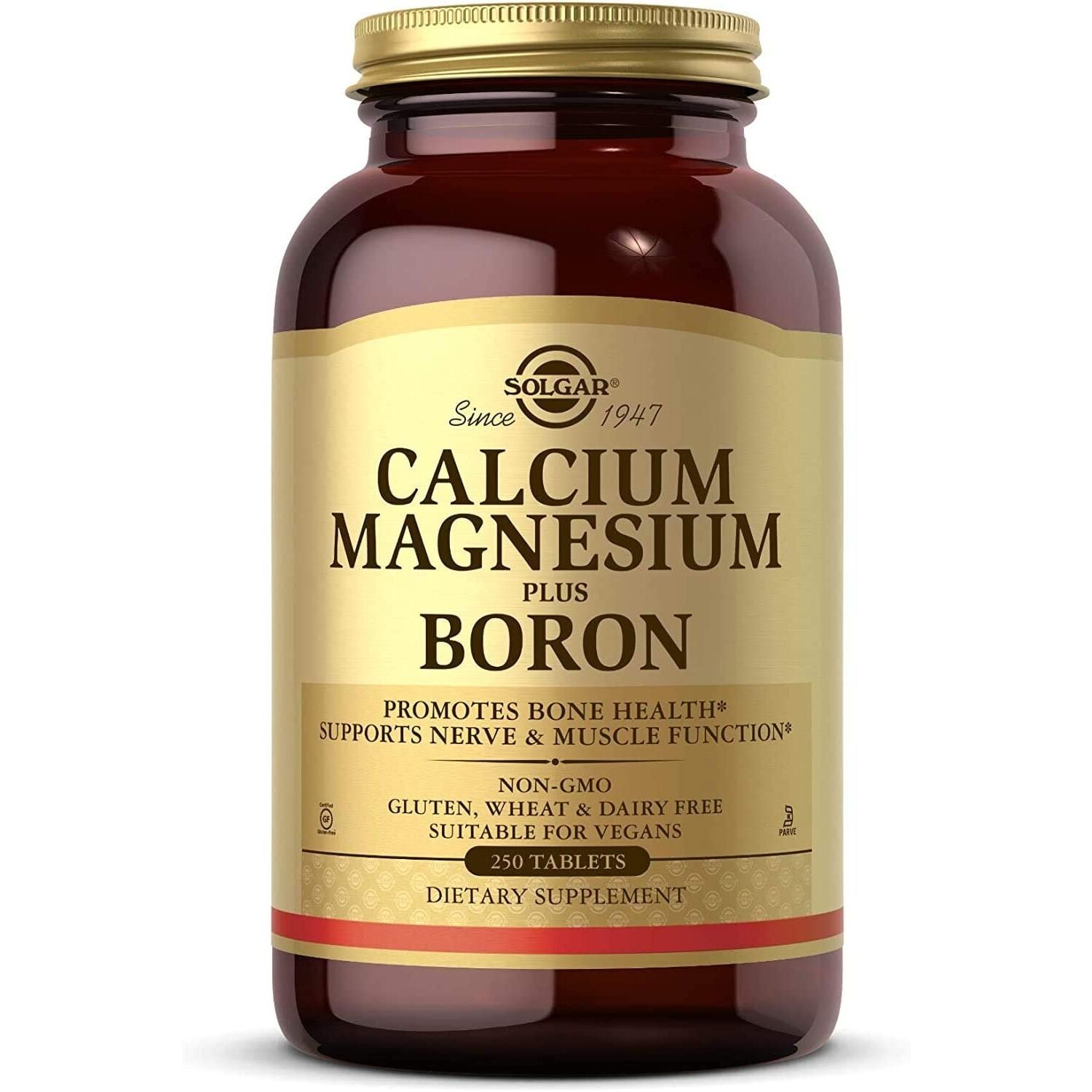 SOLGAR Kalzium-Magnesium plus Bor (250 Tabletten) – Viking Supplements
