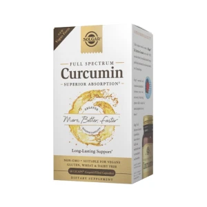 SOLGAR Curcumin Full Spectrum, vegane Form (60 Kapseln) – Viking Supplements