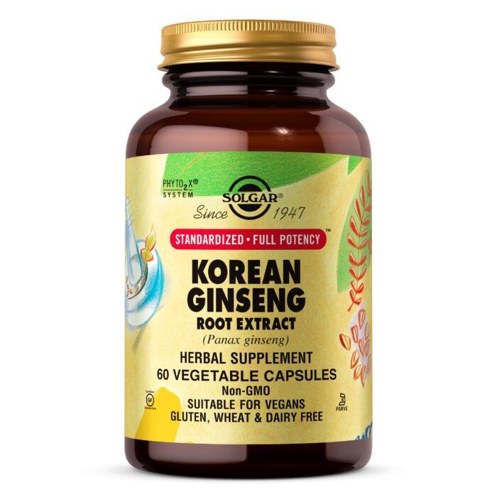 SOLGAR Koreanischer Ginseng-Wurzelextrakt SFP (60 Kapseln) – Viking Supplements