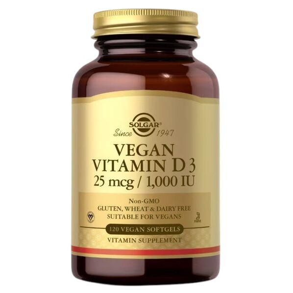 SOLGAR Vitamin D3 25 mcg (1000 IE) (120 Softgels) – Viking Supplements