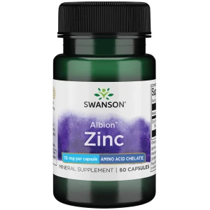 SWANSON Albion Zinkchelat 15 mg 60 Kapseln – Viking Supplements