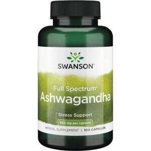 SWANSON Ashwagandha 450 mg, 100 Kapseln – Viking Supplements