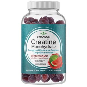 SWANSON Kreatinmonohydrat Wassermelone (120 Geleebonbons) – Viking Supplements
