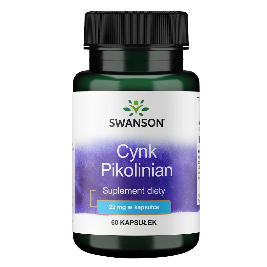 SWANSON Zink (Pikolinat) 22 mg, 60 Kapseln – Viking Supplements