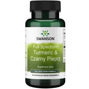 SWANSON FS Kurkuma und schwarzer Pfeffer 60 Kapseln – Viking Supplements