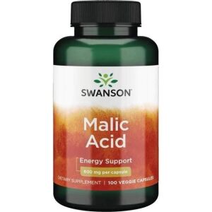 SWANSON Apfelsäure 600 mg, 100 Kapseln – Viking Supplements