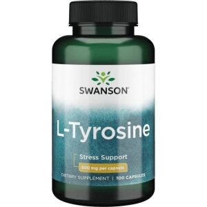SWANSON L-Tyrosin 500 mg, 100 Kapseln – Viking Supplements