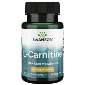 SWANSON L-Carnitin 500 mg, 30 Tabletten – Viking Supplements