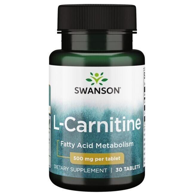 SWANSON L-Carnitin 500 mg, 30 Tabletten – Viking Supplements