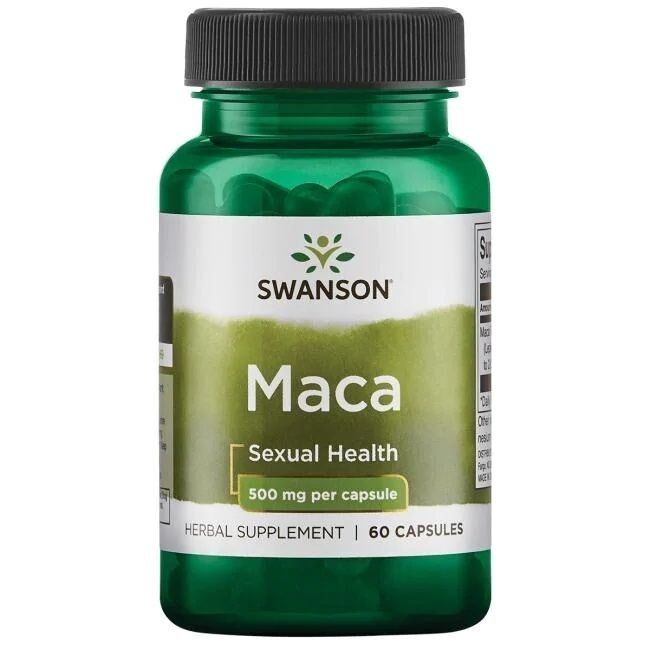 SWANSON Maca-Extrakt 500 mg, 60 Kapseln – Viking Supplements