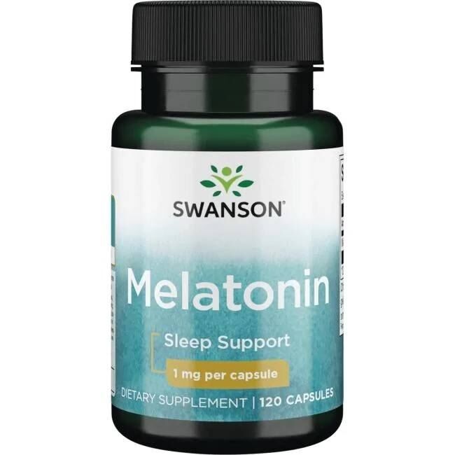 SWANSON Melatonin 1 mg, 120 Kapseln – Viking Supplements