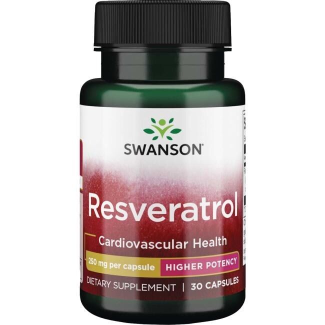 SWANSON Resweratrol 250 mg, 30 Kapseln – Viking Supplements
