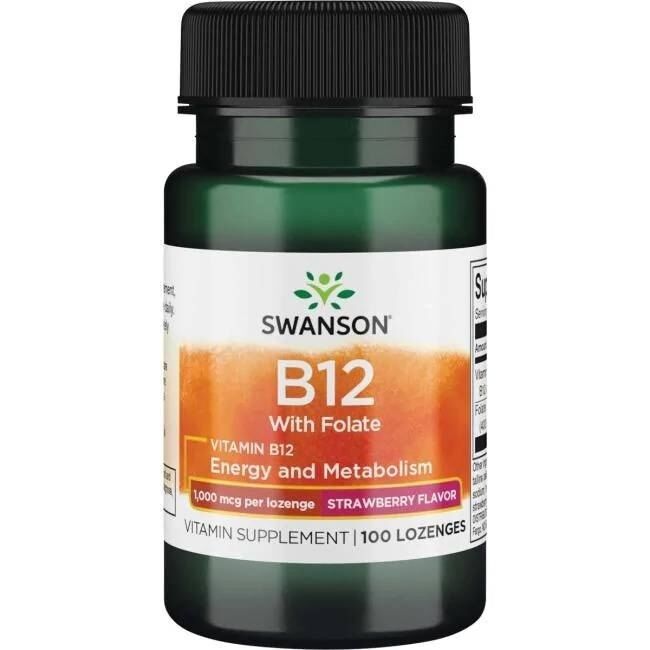 SWANSON Vitamin B-12 1000 mcg, 100 Lutschtabletten – Viking Supplements