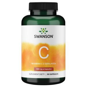 SWANSON Vitamin C 1000 + Hagebutte 90 Kapseln – Viking Supplements