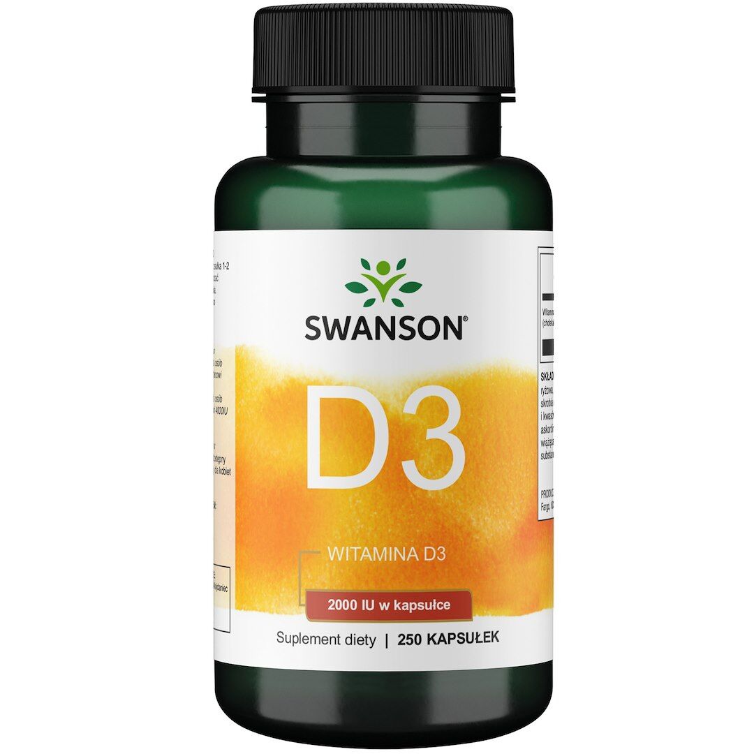 SWANSON Vitamin D-3 2000 IE 250 Kapseln – Viking Supplements