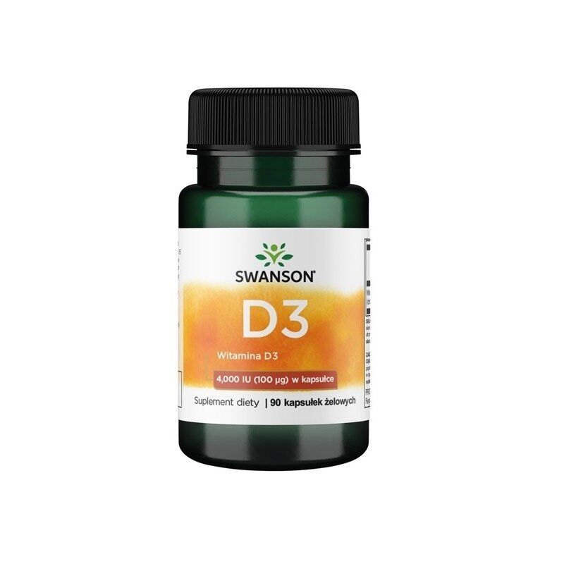 SWANSON Vitamin D-3 4000 IE 90 Kapseln – Viking Supplements