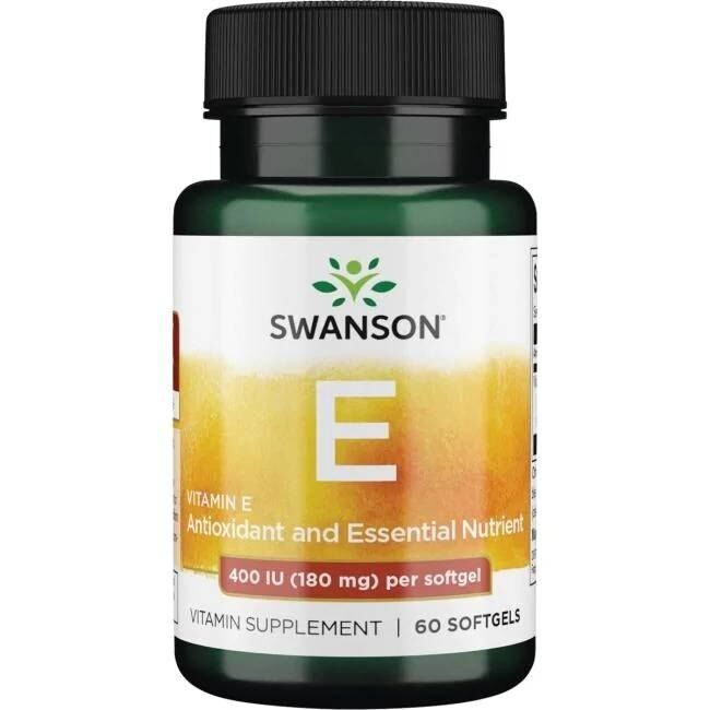 SWANSON Vitamin E 400 IE 60 Kapseln – Viking Supplements