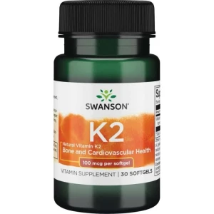 SWANSON Vitamin K2 natürlich 100 mcg, 30 Kapseln – Viking Supplements