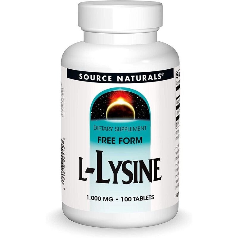 Source Naturals L-Lysin 1000 mg, 100 Tabletten – Viking Supplements