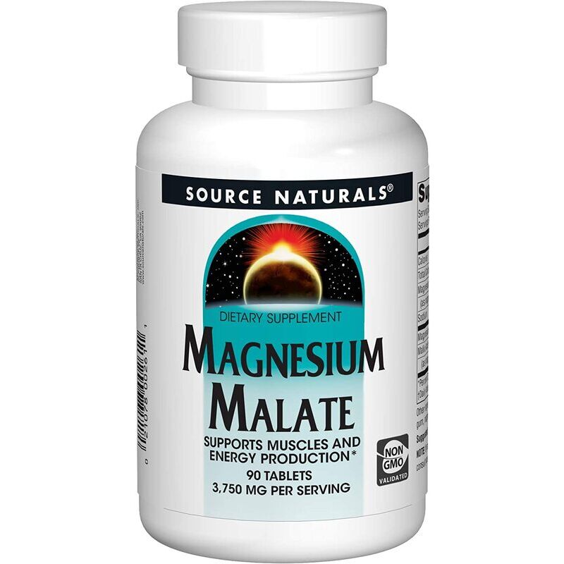 Source Naturals Magnesiummalat 1250 mg, 90 Tabletten – Viking Supplements