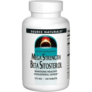 Source Naturals Mega Strength Beta-Sitosterol 375 mg, 120 pflanzliche Tabletten – Viking Supplements