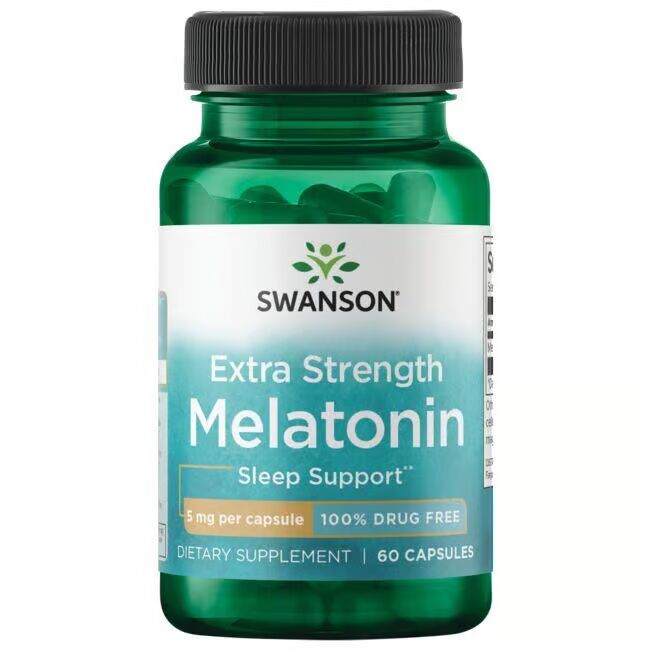 Swanson – Melatonin 5 mg – 60 Kapseln – Viking Supplements