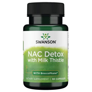 Swanson NAC Detox Depot mit Mariendistel – mit Broccophane, 60 Kapseln – Viking Supplements