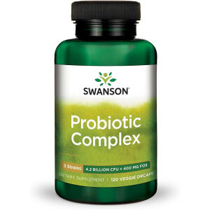 Swanson Probiotic Complex 4,2 Milliarden CFU, 120 pflanzliche Kapseln – Viking Supplements