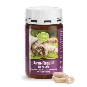 TIERLIEB Darm-Regulat with Probiotic for Cats (120 caps) - Viking Supplements
