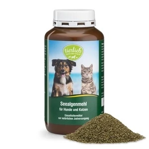 TIERLIEB Algenmehl für Hunde und Katzen (300 g / 10