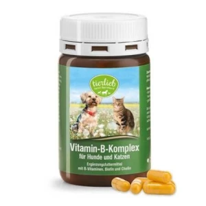 TIERLIEB Vitamin-B-Komplex für Hunde und Katzen (120 Kapseln) – Viking Supplements