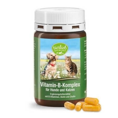TIERLIEB Vitamin B-komplex för hundar och katter (120 kapslar)