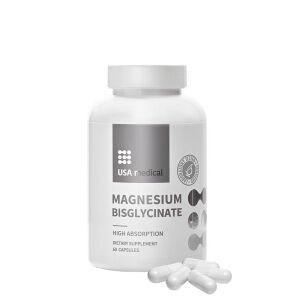 Medizinisches Magnesiumbisglycinat aus den USA (60 Kapseln) – Viking Supplements