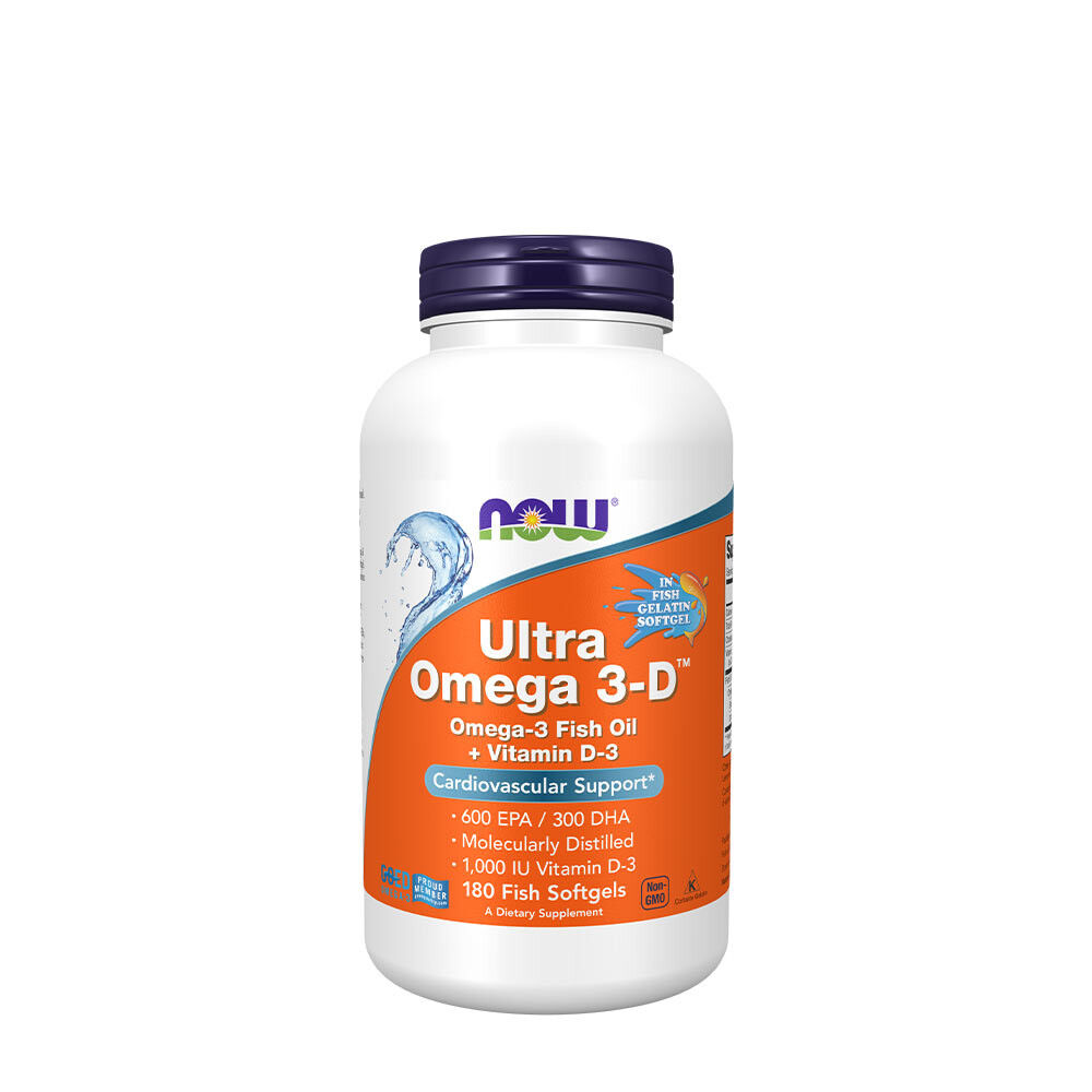 Ultra Omega 3-D mit Vitamin D-3 – 180 Weichkapseln – Viking Supplements