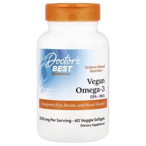 Veganes Omega-3 EPA + DHA – 60 pflanzliche Weichkapseln – Viking Supplements