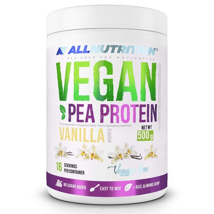 Veganes Erbsenprotein