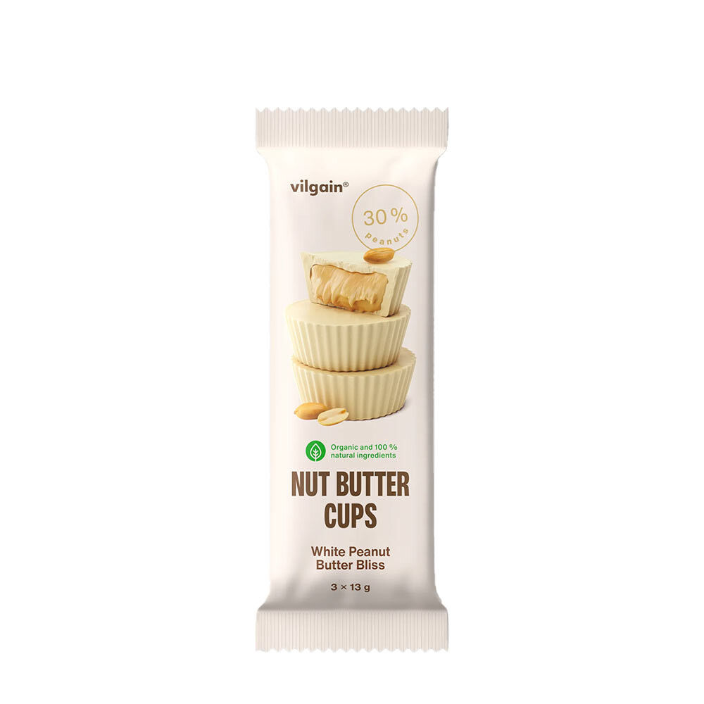 Vilgain Bio-Nussbutter-Cups „White Peanut Butter Bliss“ (39 g) – Viking Supplements