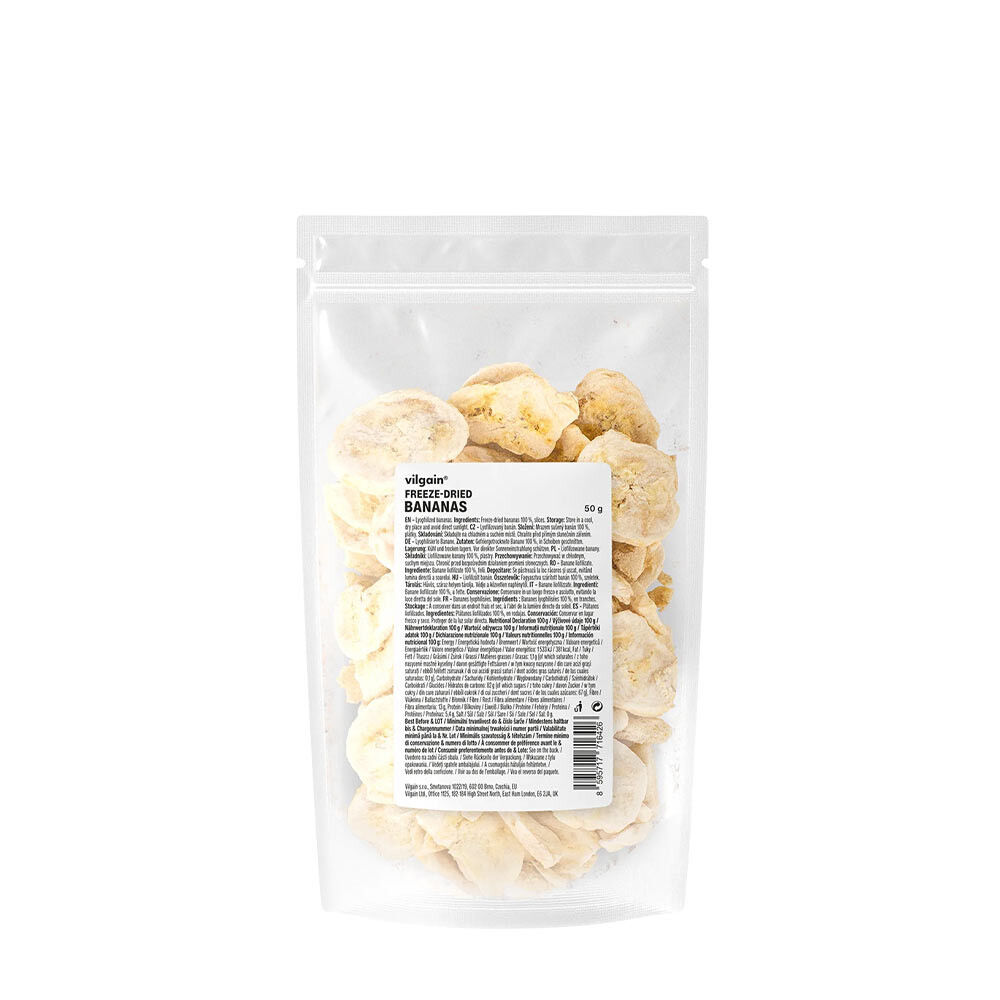 Vilgain gefriergetrocknete Bananen (50 g) – Viking Supplements
