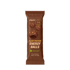Vilgain Plant Protein Energy Balls BIO Cocoa Peanut (45 g) - Viking Supplements