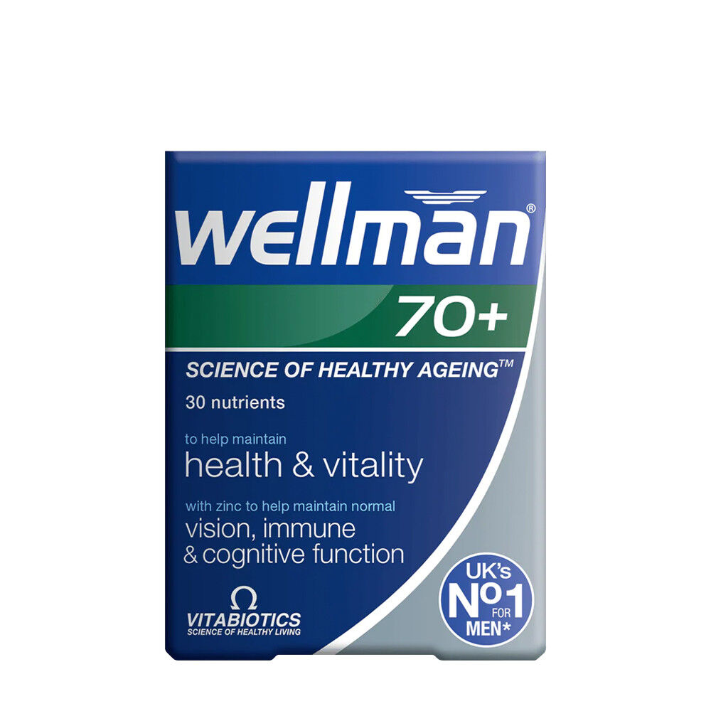 Vitabiotics Wellman 70+ (30 Tabletten) – Viking Supplements