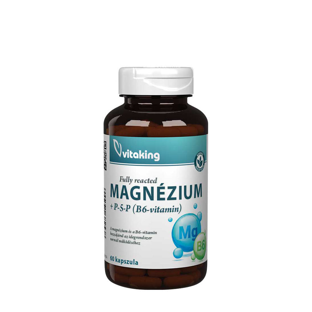 Vitaking Magnesium-Bisglycinat + Vitamin B6 (P5P) (60 Kapseln) – Viking Supplements