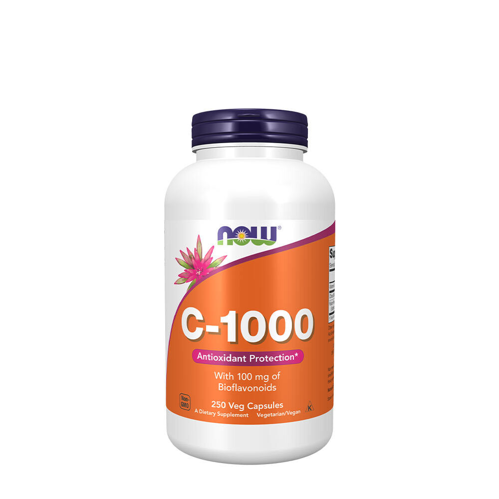 Vitamin C-1000 mit 100 mg Bioflavonoiden – 250 V-Caps – Viking Supplements