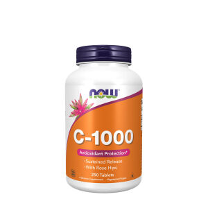 Vitamin C-1000 mit Hagebutten – mit verzögerter Freisetzung – 250 Tabletten – Viking Supplements